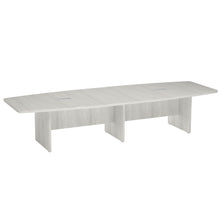 OfficeSource OS Conference Tables Boat Shaped Conference Table with Slab Base