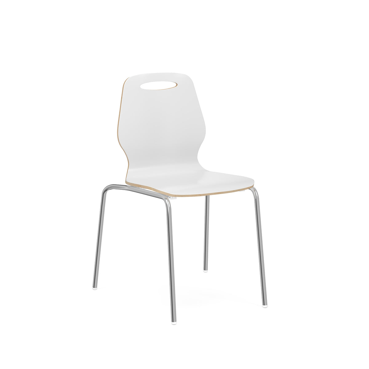 OfficeSource | Shay | Hourglass Bentwood Standard Height Café Chair - Set of 2