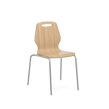 OfficeSource | Shay | Hourglass Bentwood Standard Height Café Chair - Set of 2