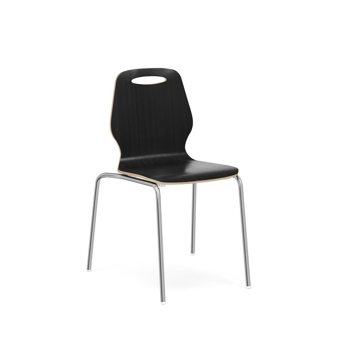 OfficeSource | Shay | Hourglass Bentwood Standard Height Café Chair - Set of 2
