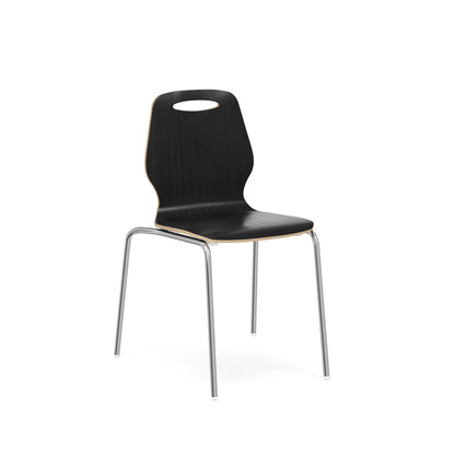 OfficeSource | Shay | Hourglass Bentwood Standard Height Café Chair - Set of 2