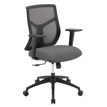 OfficeSource Starlight Mid Back Basic Task Chair with Black Frame