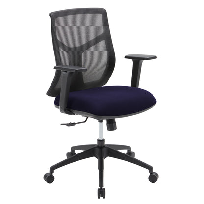 OfficeSource Starlight Mid Back Basic Task Chair with Black Frame