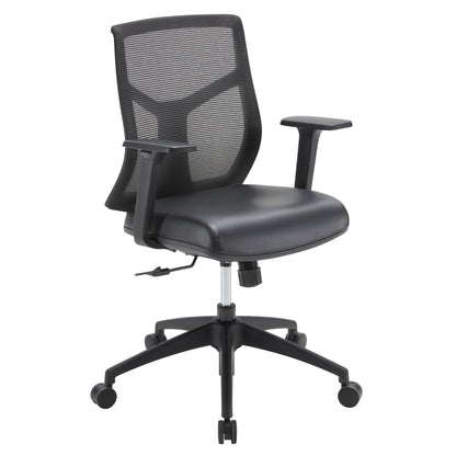 OfficeSource Starlight Mid Back Basic Task Chair with Black Frame