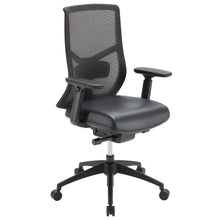 OfficeSource Starlight High Back Max Task Chair with Black Frame and Seat Slider