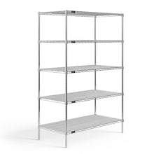 OfficeSource 5-Shelf 48''Wx24''Dx72''H Wire Rack