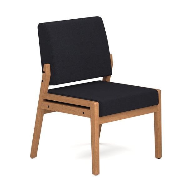 OfficeSource Aiden Single Seat with Half Arm