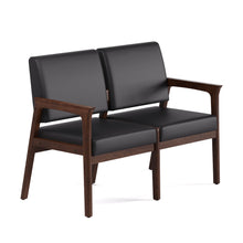 OfficeSource Aiden 2-Seater with Half Arm