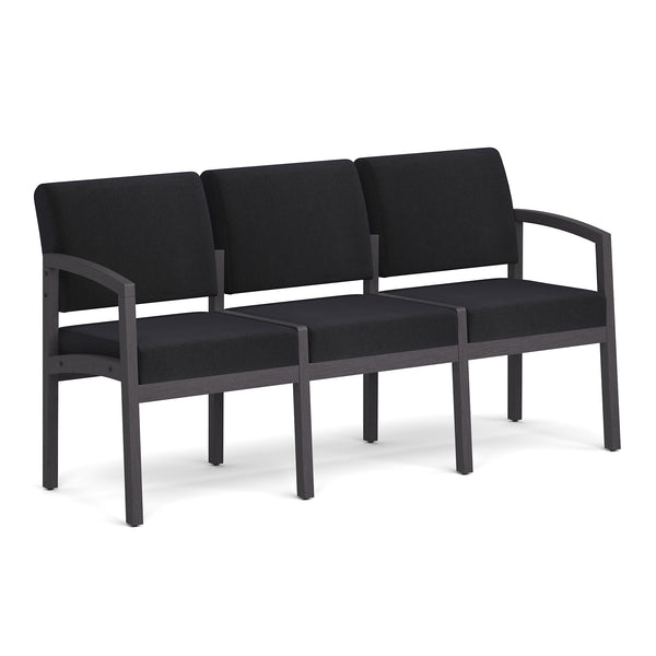 OfficeSource Baker 3-Seater with Half Arm