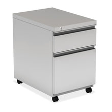 OfficeSource Metal Pedestals 2 Drawer Metal File and Box Pedestal - 22''D