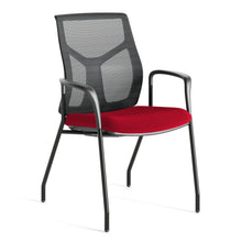 OfficeSource Starlight Executive Guest Chair with Black Frame