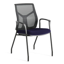 OfficeSource Starlight Executive Guest Chair with Black Frame