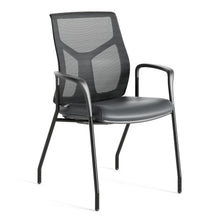 OfficeSource Starlight Executive Guest Chair with Black Frame