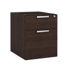OfficeSource | OS Laminate | 2 Drawer Hanging Pedestal - Box/File - 15.5''W x 19''D