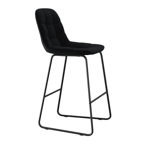 Jaden Full-back Fabric Stool - Set of 2