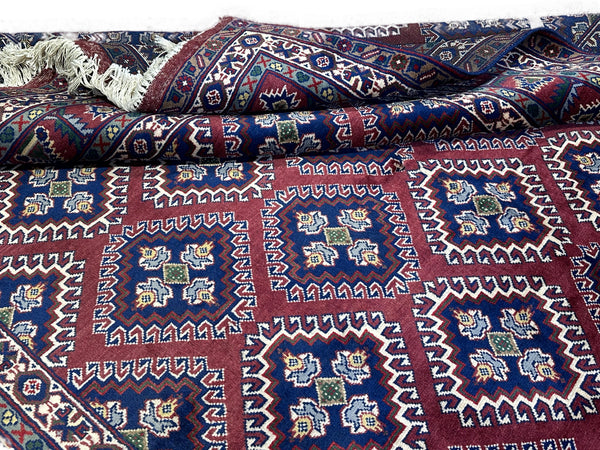 7x5 Traditional Afghan Wool Rug – Frontier Collection Style