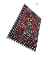 3x5 Silk Road Collection Rug – Handmade Afghan Wool Carpet