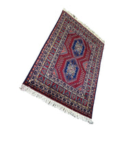 3x5 Silk Road Collection Rug – Handmade Afghan Wool Carpet