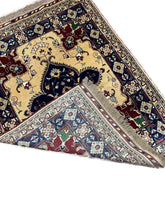 3x5 Afghan Caravan Collection Rug – Tribal Red & Black Wool