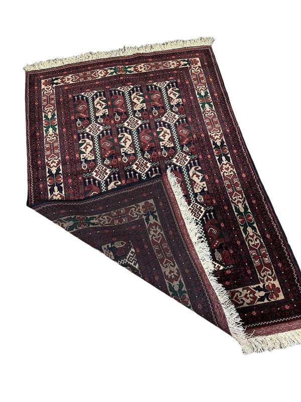 3x5 Afghan Artisan Estate Rug – Export Quality