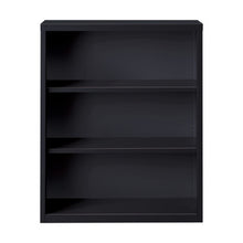 OfficeSource Steel Bookcase Collection 3 Shelf Metal Bookcase, 42'' High