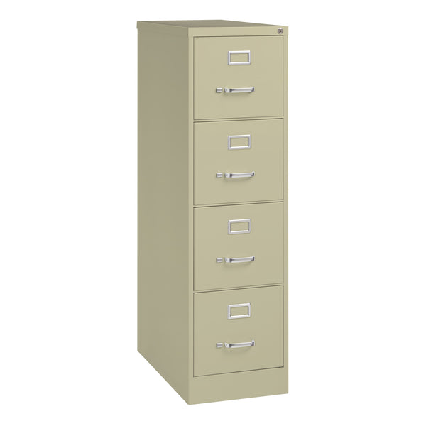 OfficeSource Steel Vertical File Collection 4 Drawer Vertical File Cabinet, 26.5'' Deep, Letter