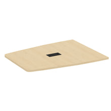 OfficeSource | Conference/Multi-Purpose Tables | Half Boat Shape Top - Requires Base - 60.5''