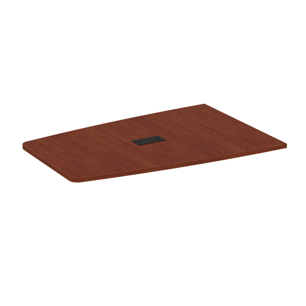 OfficeSource | Conference/Multi-Purpose Tables | Half Boat Shape Top - Requires Base