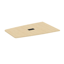 OfficeSource | Conference/Multi-Purpose Tables | Half Boat Shape Top - Requires Base