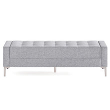 OfficeSource Draper Bench with Metal Legs