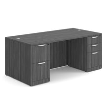 OfficeSource | OS Laminate | Double Full Pedestal Desk - 71'' x 36''