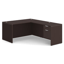 OfficeSource OS Laminate Collection Single 3/4 Pedestal ''L'' Desk - 60'' x 30''