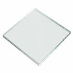 OfficeSource SafeGuard Barrier Collection Clear Acrylic Screen with Rounded Edges - 72''W x 15''H