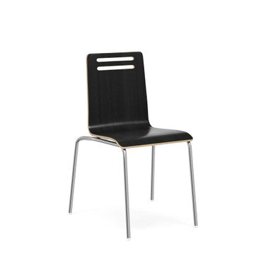 OfficeSource | Rowan | Square Bentwood Standard Height Café Chair - Set of 2