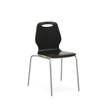 OfficeSource | Shay | Hourglass Bentwood Standard Height Café Chair - Set of 2