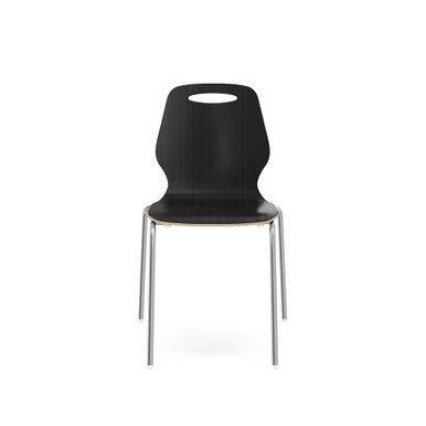 OfficeSource | Shay | Hourglass Bentwood Standard Height Café Chair - Set of 2