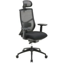 OfficeSource Starlight High Back Luxe Task Chair with Black Frame and Seat Slider