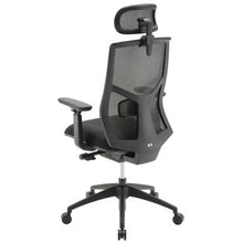 OfficeSource Starlight High Back Luxe Task Chair with Black Frame and Seat Slider