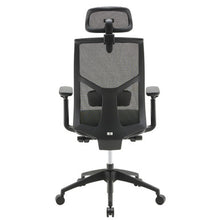 OfficeSource Starlight High Back Max Task Chair with Black Frame and Seat Slider