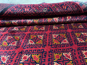 7x5 Hand-Knotted Afghan Rug – Nomad Collection Design