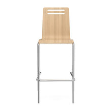 OfficeSource | Rowan | Square Bentwood Bar Height Café Stool - Set of 2