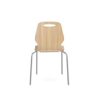 OfficeSource | Shay | Hourglass Bentwood Standard Height Café Chair - Set of 2