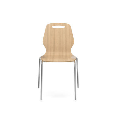 OfficeSource | Shay | Hourglass Bentwood Standard Height Café Chair - Set of 2
