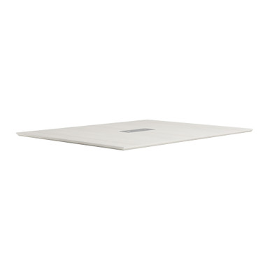 OS Laminate 60'' Half Rectangular Knife-Edge Conference Table Top