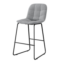 Jaden Full-back Fabric Stool - Set of 2