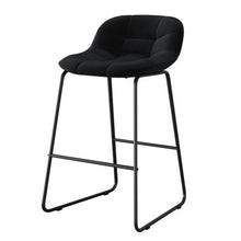 Jaden Half-back Fabric Stool - Set of 2