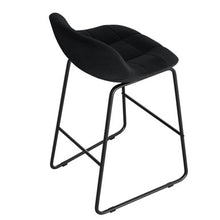 Jaden Half-back Fabric Stool - Set of 2
