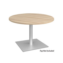 OS Reception Tables 19''H Square Base with Round Post