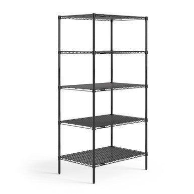 OfficeSource 5-Shelf 36''Wx24''Dx72''H Wire Rack