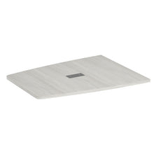 OfficeSource | Conference/Multi-Purpose Tables | Half Boat Shape Top - Requires Base - 60.5''